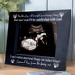 Baby Scan Wooden Photo Frame 1st Fathers Day Gift For Daddy