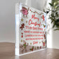 Best Friend Christmas Gift For Her Acrylic Plaque Friendship