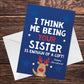Funny Christmas Card For Brother From Sister Rude Card For Him