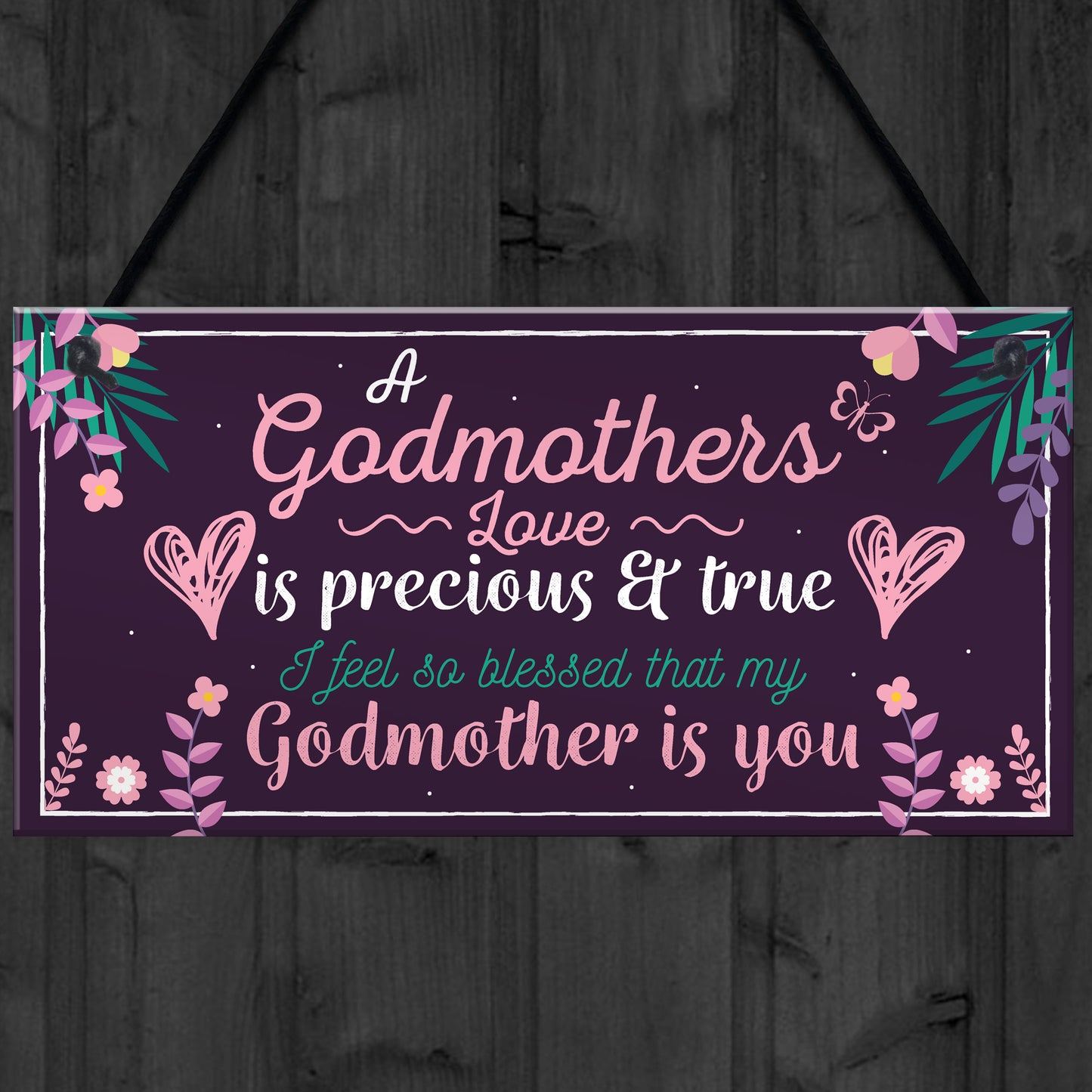 Godmother Thank You Keepsake Christening Godparent Friend Gifts