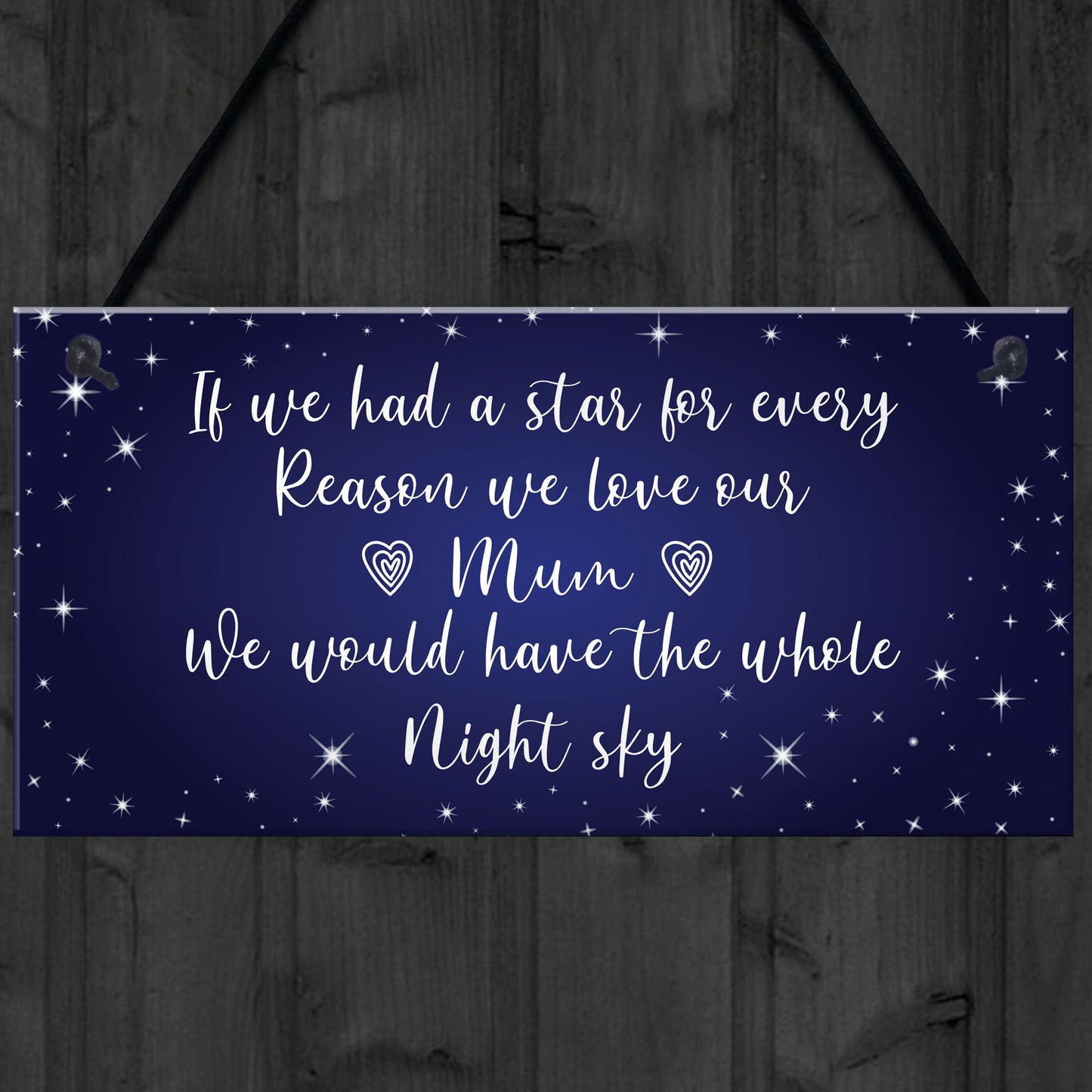 Mum Gift Hanging Plaque Cute Gift For Mum From Daughter Son Gift