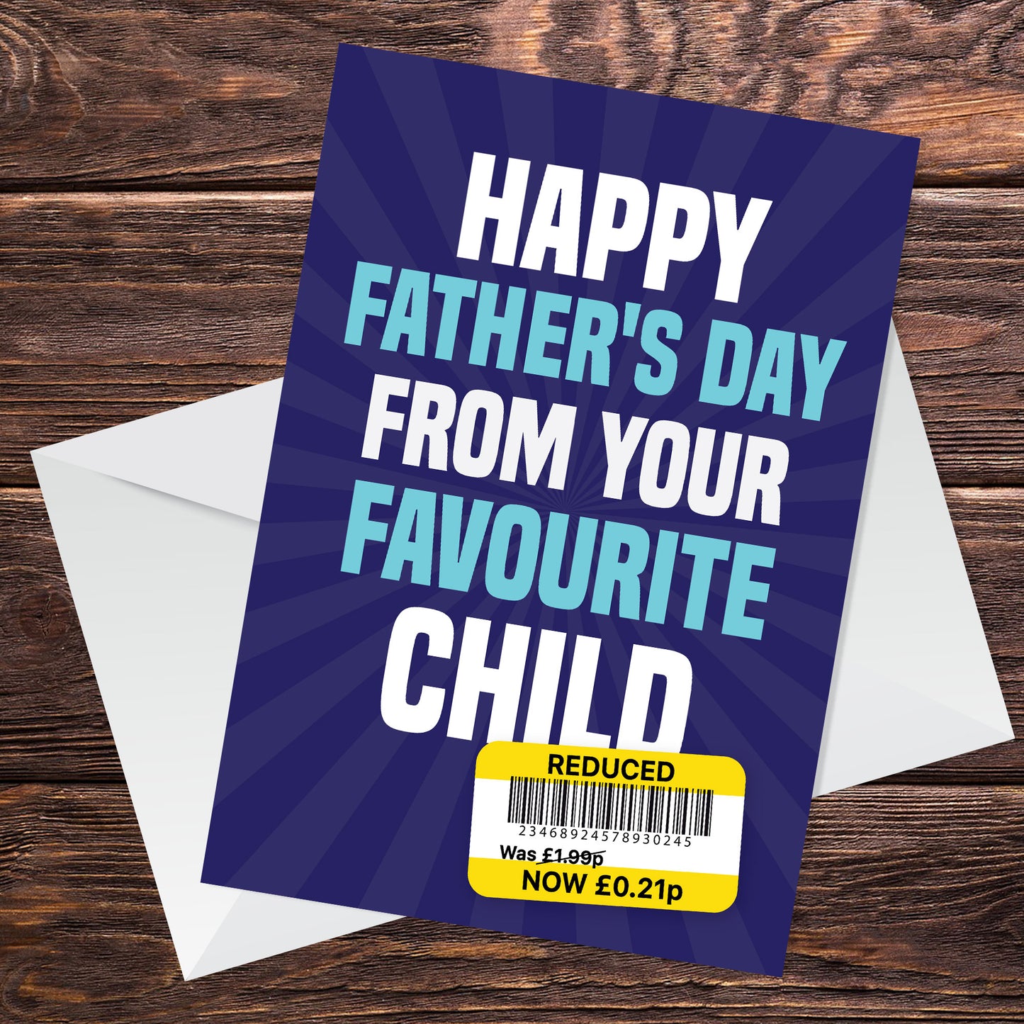 Fathers Day Card From Daughter Son Child Funny Joke Humour