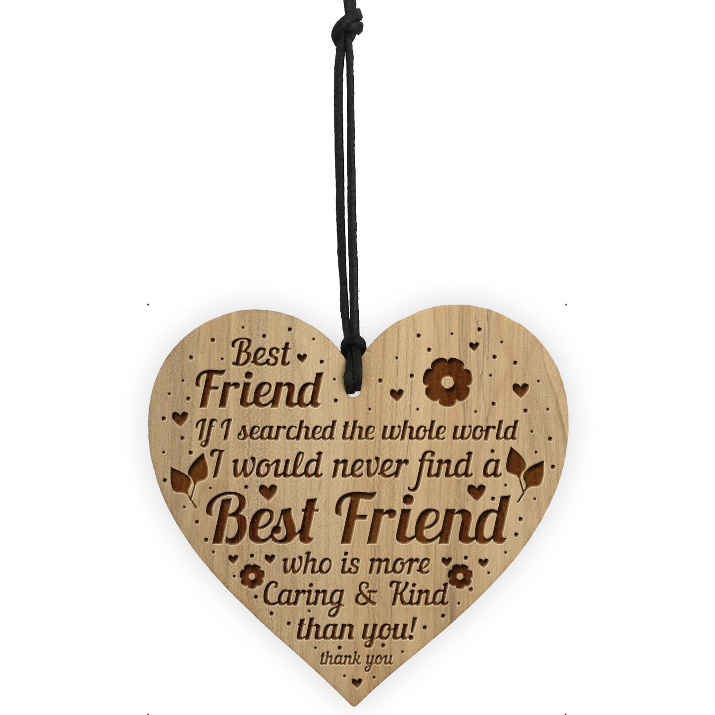 Engraved Heart Gift For Friend Bestie Christmas Birthday Gifts