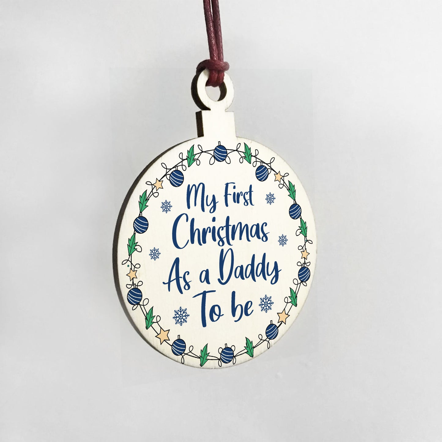 Daddy To Be Christmas Bauble Tree Decoration Gifts For Dad