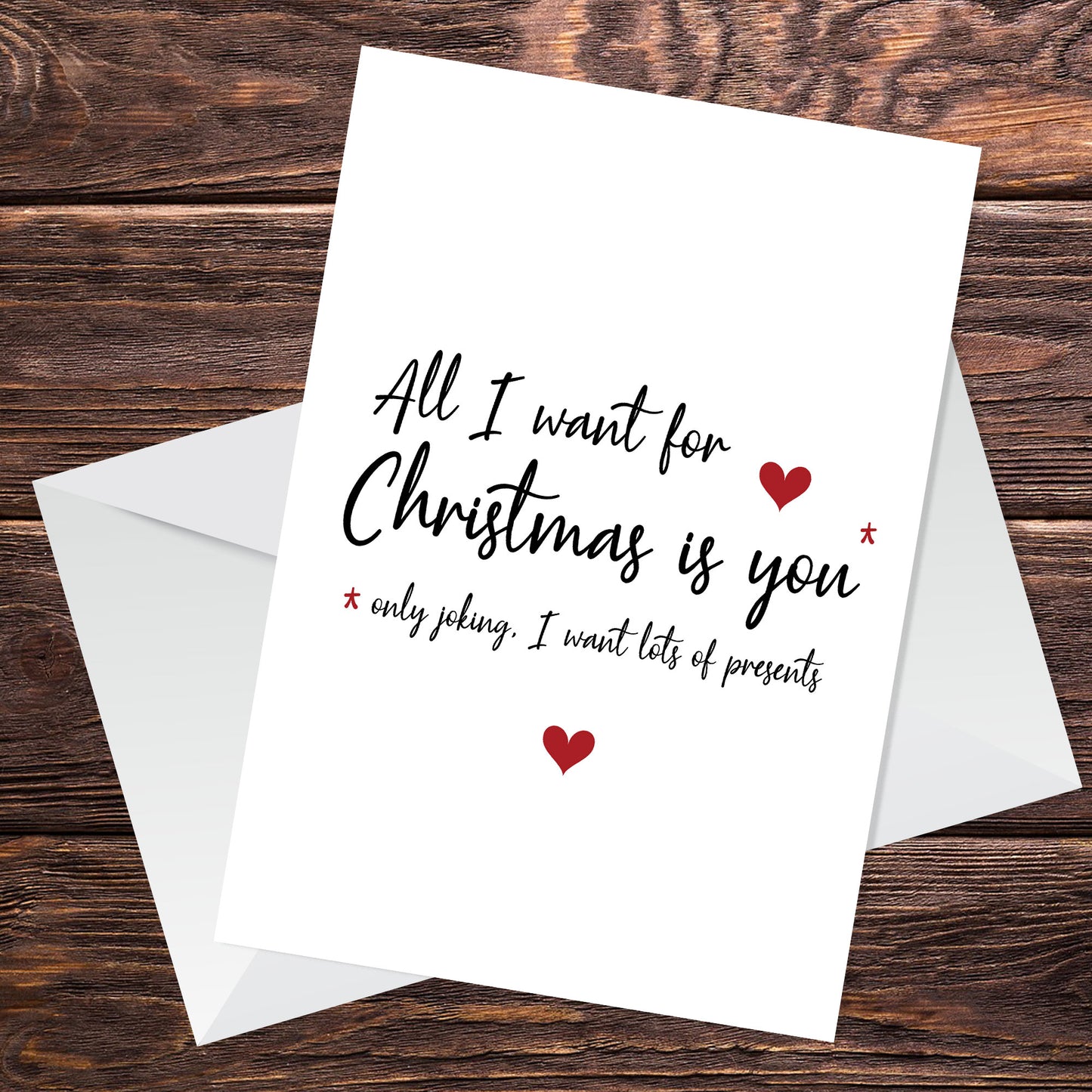 Hilarious Christmas Card For Boyfriend Husband Funny Joke Card