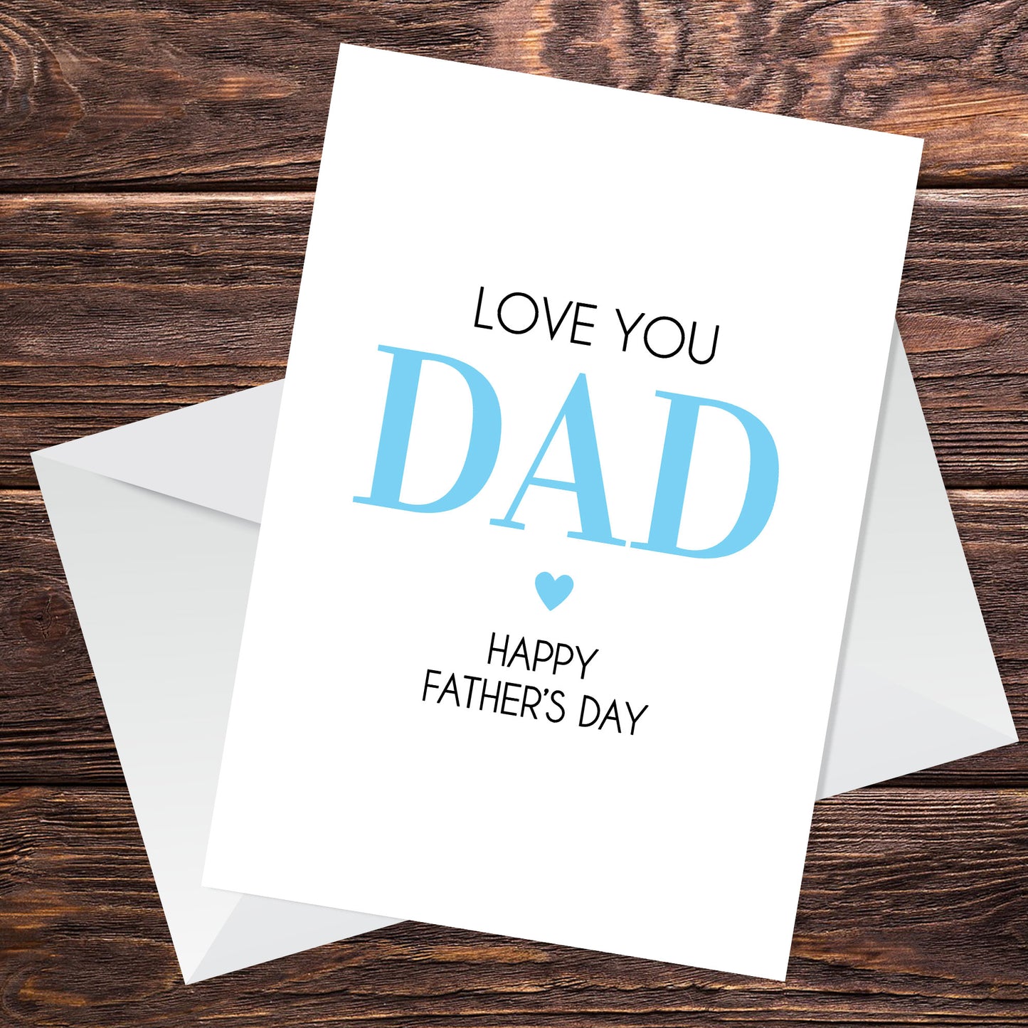 Fathers Day Cards For Dad Love You Dad Card From Daughter Son