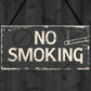 No Smoking Area Hanging Sign Hotel Garden Pub Bar Door Wall Sign