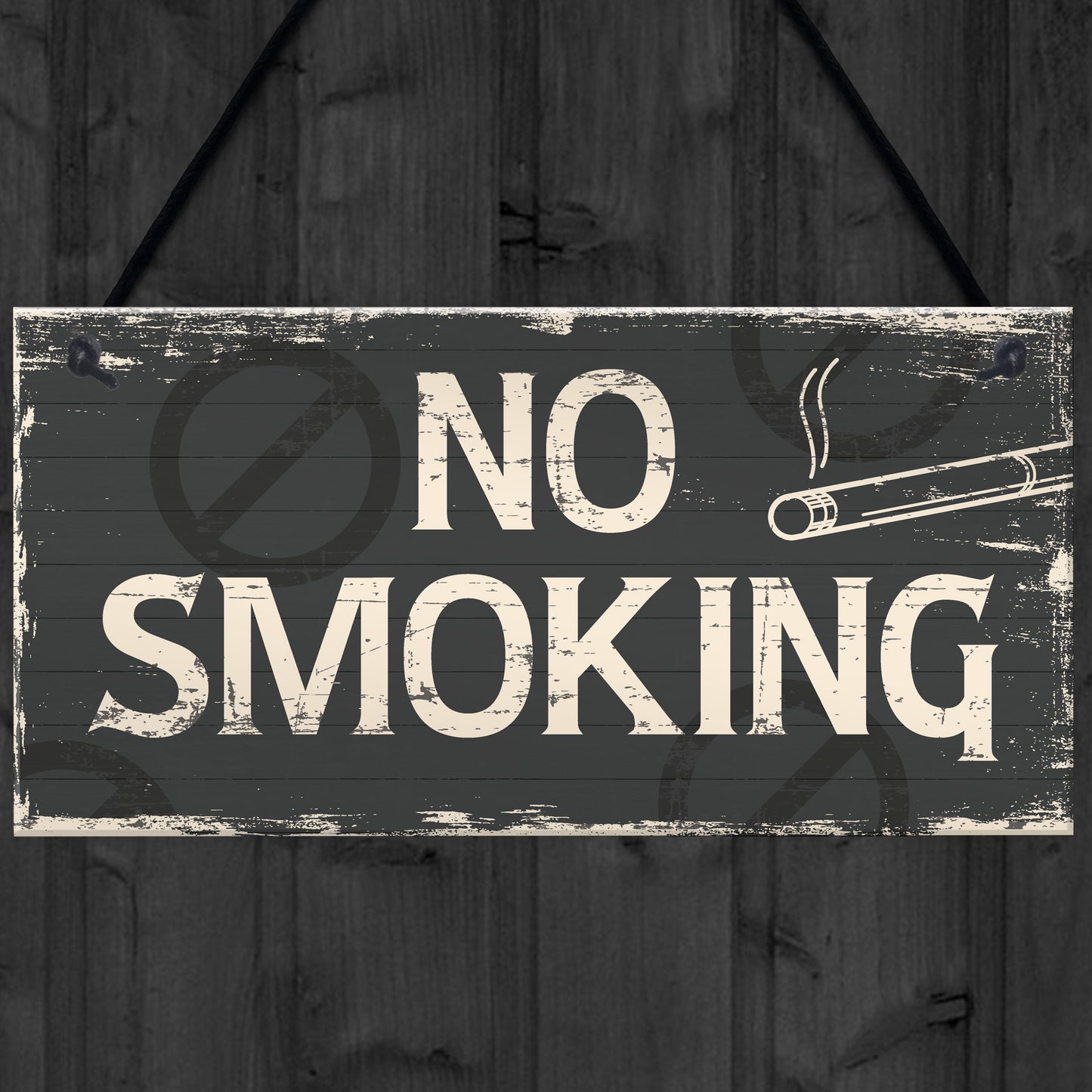 No Smoking Area Hanging Sign Hotel Garden Pub Bar Door Wall Sign
