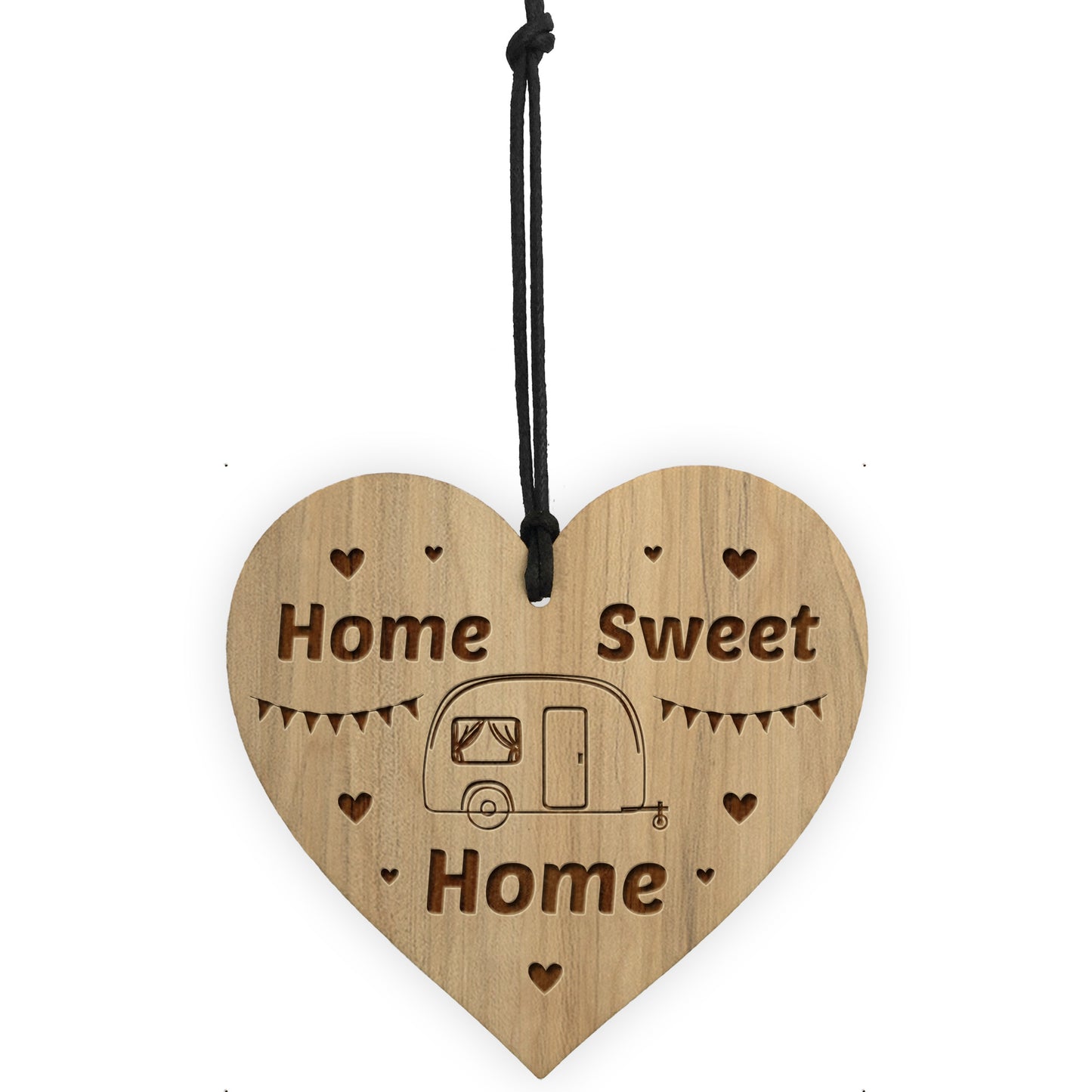 Caravan Sign Engraved Hanging Door Sign Home Sweet Home Gift