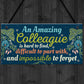 Amazing Colleague Gift Hanging Plaque Friendship Work Thank You