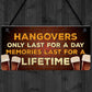 Alcohol Gin Beer Vodka Gift Hanging Home Bar Pub Garden Sign