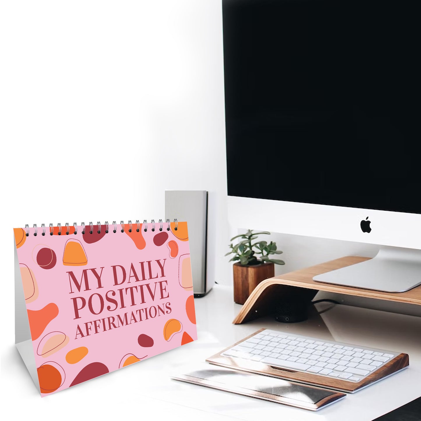 Daily Positive Affirmations Freestanding Flipbook Calendar Gift