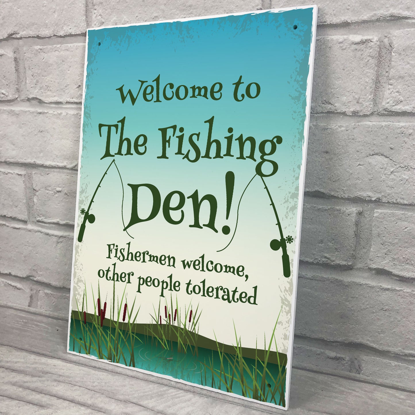 The Fishing Den Fishing Accessories Hanging Shed Garage Man Cave