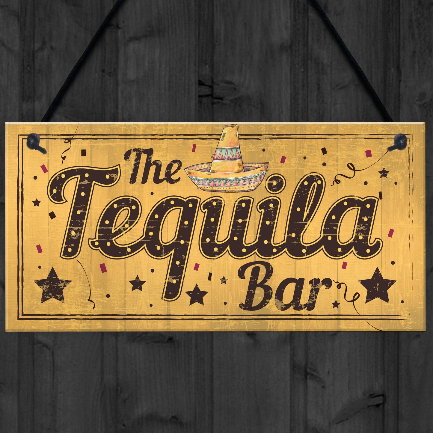 Shabby Chic The Tequila Bar Garden Home Bar Shed Pub Plaque