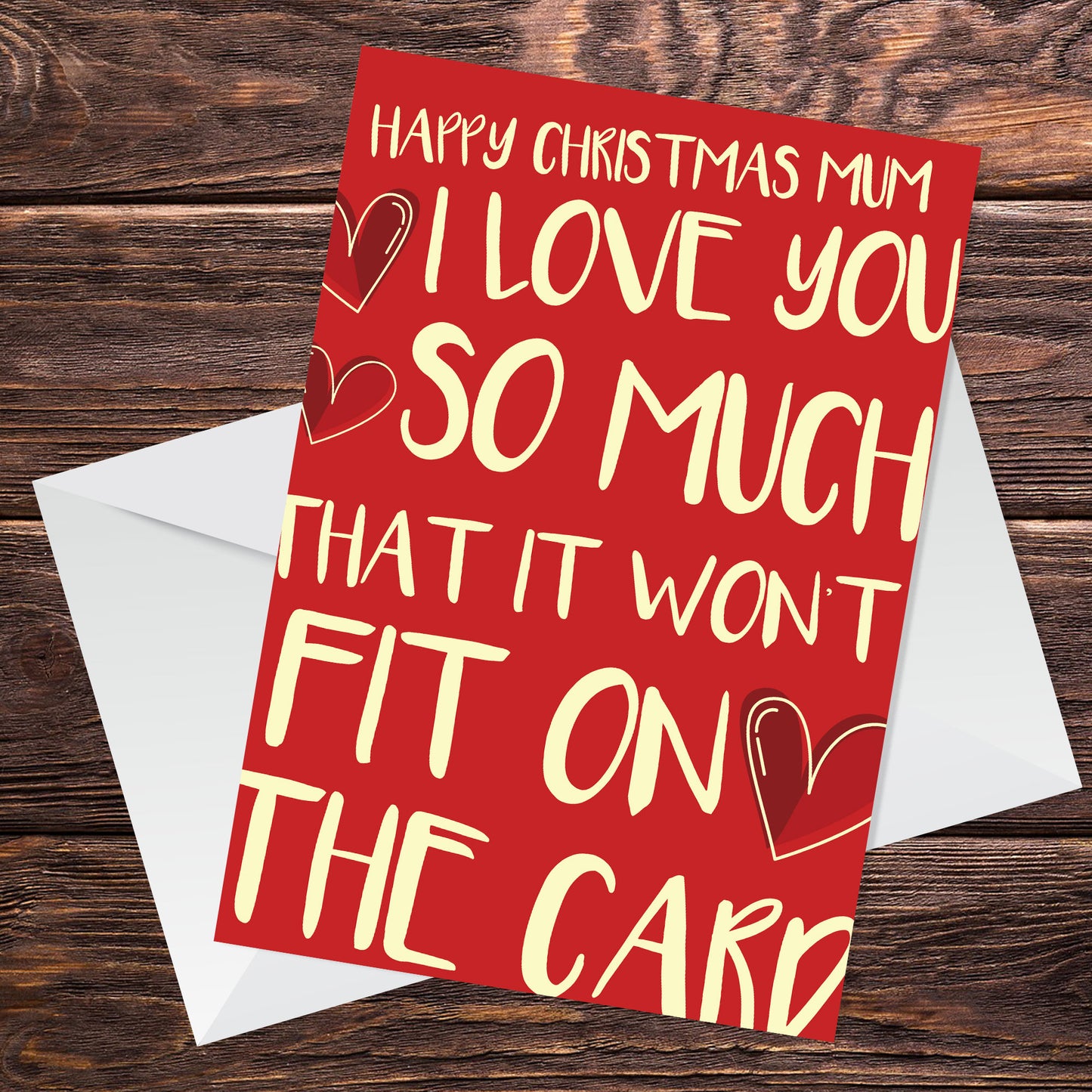 Christmas Card For Mum I Love You So Much Card From Daughter Son