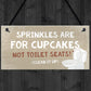 Beige Signs Plaques For Bathroom Toilet Loo Novelty Home Decor