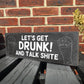 Funny Bar Sign Wooden Bar Sign Standing Plaque Man Cave Sign