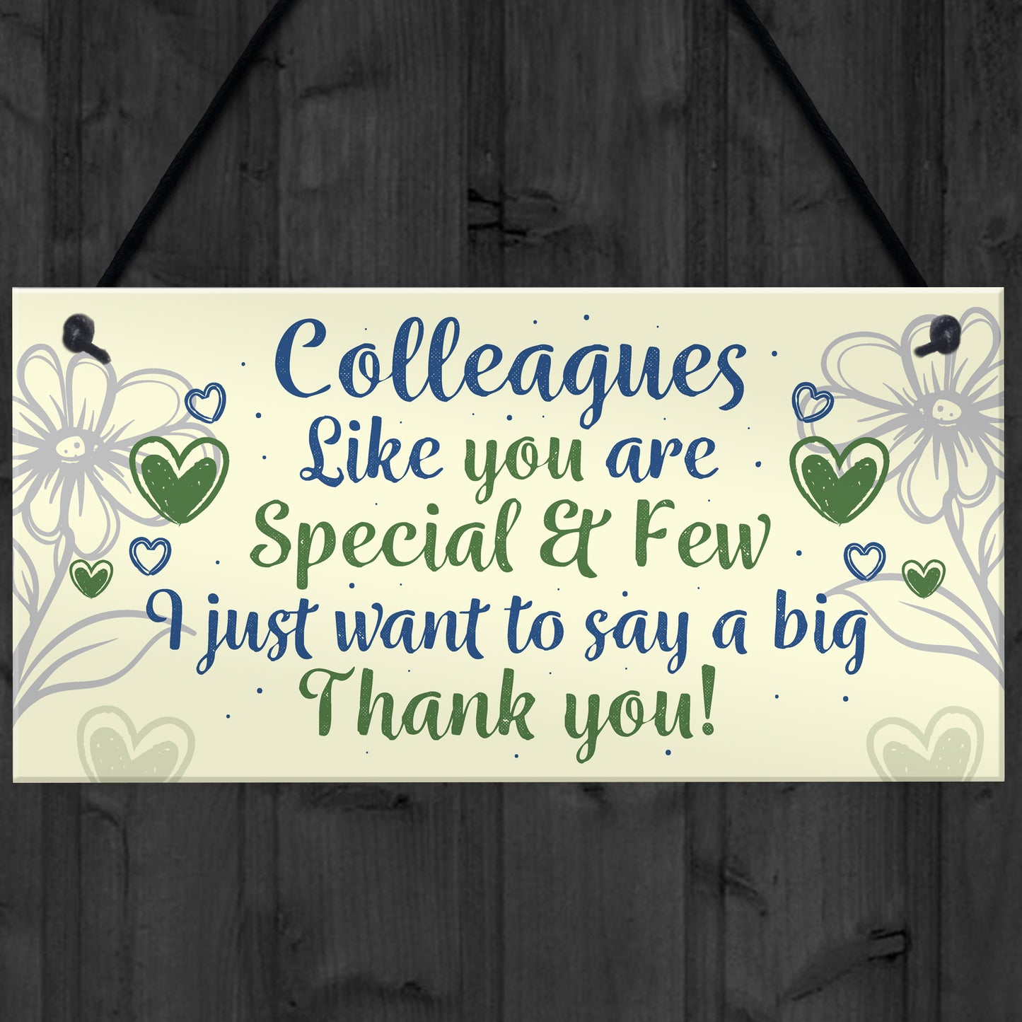 Special And Few Colleagues Plaque FRIEND Thank You Colleague