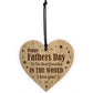 Happy Fathers Day Gift For Grandad Engraved Heart Sign Gift