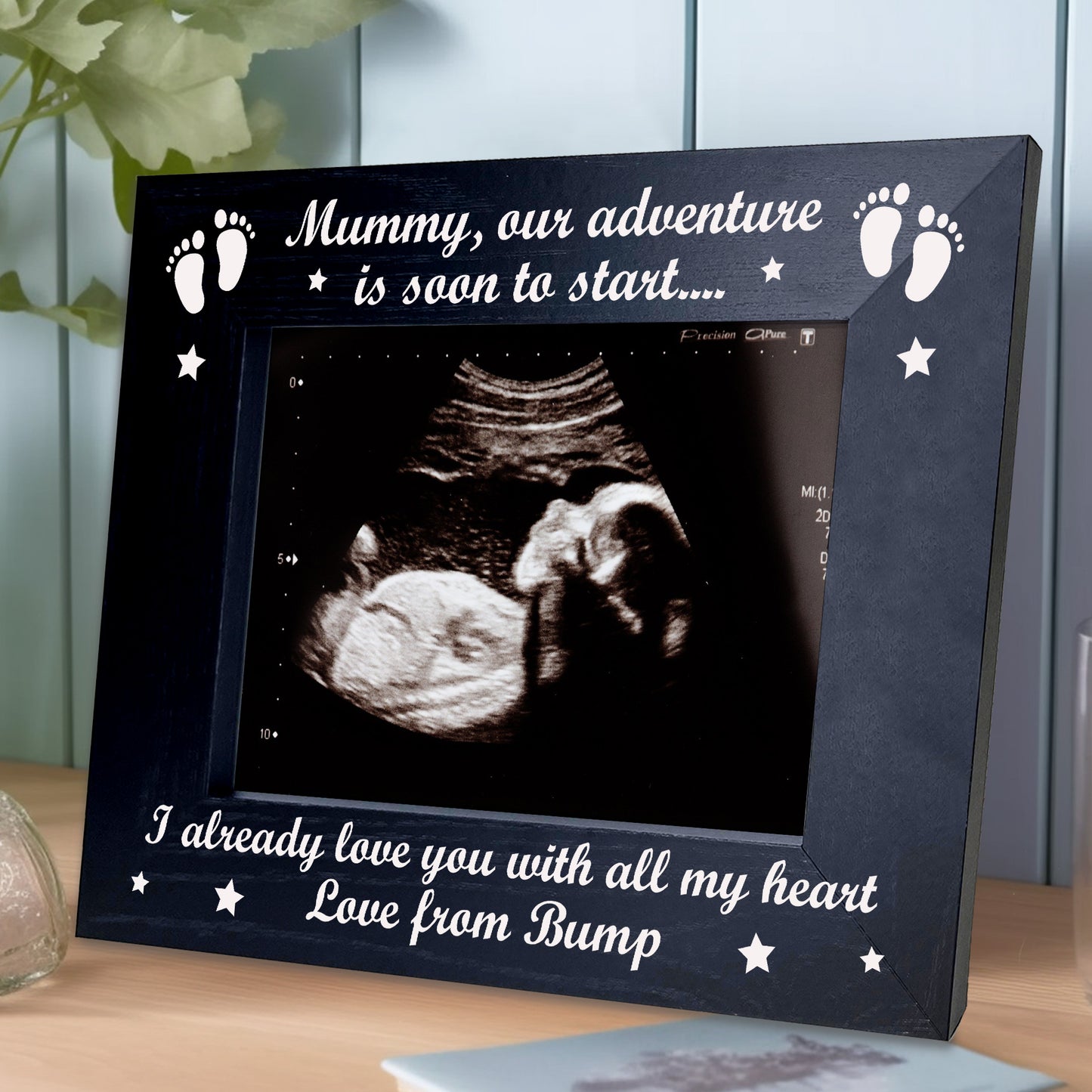 Mummy To Be Gift From Bump Wood Photo Frame Mummy To Be Birthday