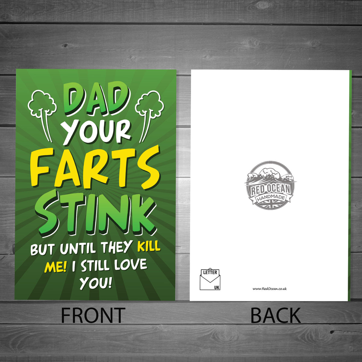 Funny Fathers Day Bundle Fathers Day Birhday Card For Dad Wood