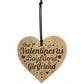 1st Valentines As Boyfriend Girlfriend Engraved Heart Him Her