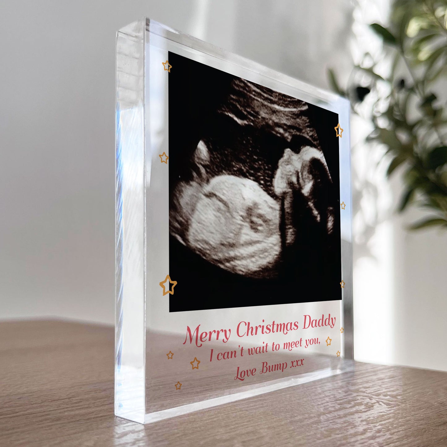 Christmas Gift For Daddy From Bump Personalised Photo Block