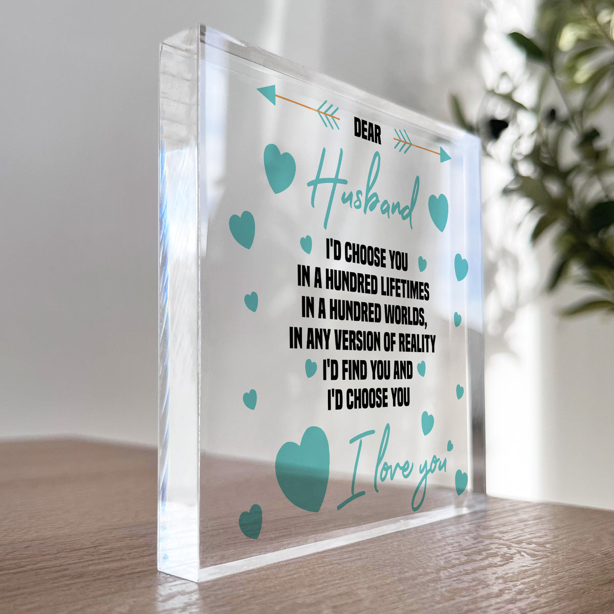 Gift for Husband Block Birthday Gift For Him Boyfriend Gifts