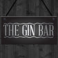 The Gin Bar Garden Party Alcohol Novelty Gift Pub Wall Plaque