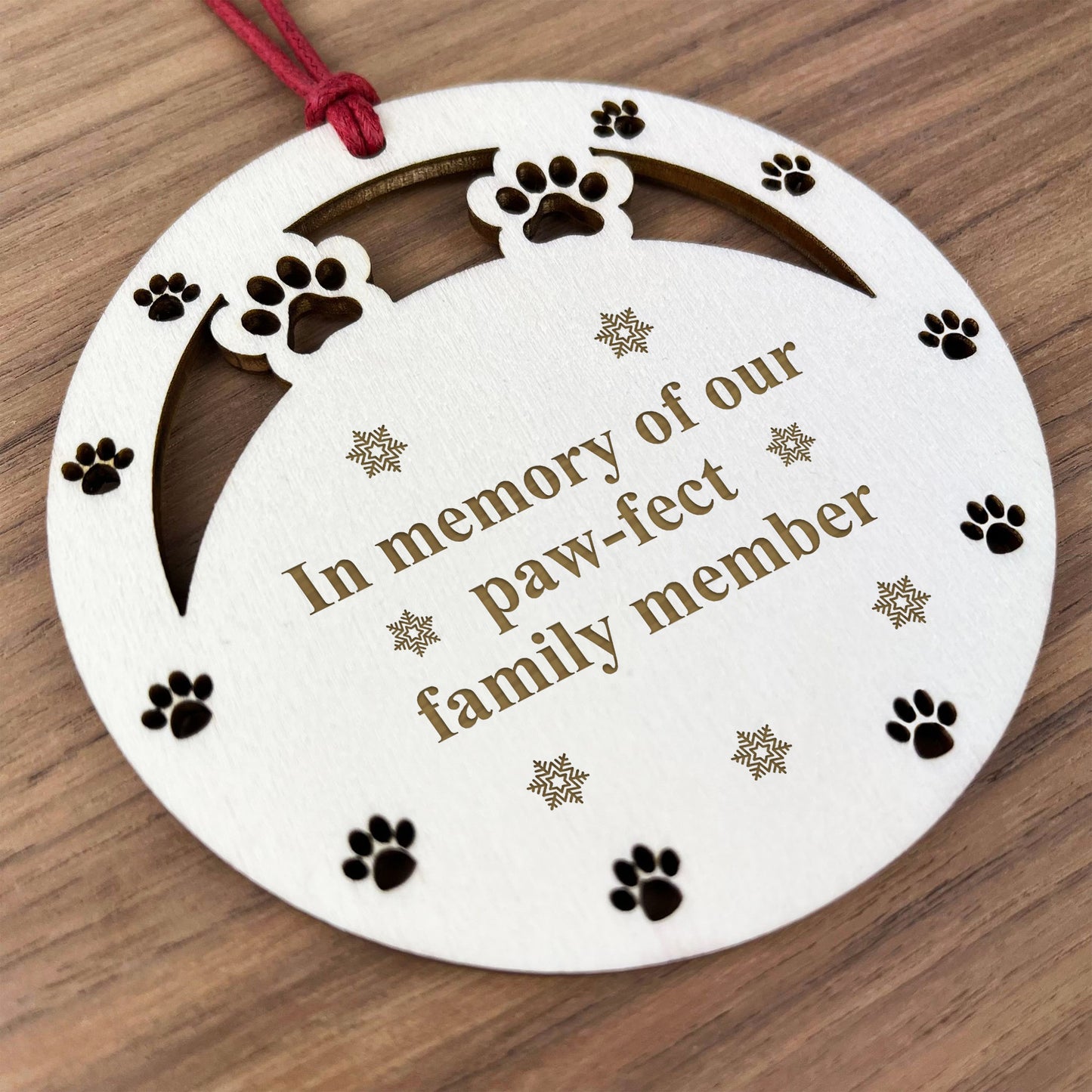 Memorial Christmas Tree Decoraton In Memory Christmas Bauble