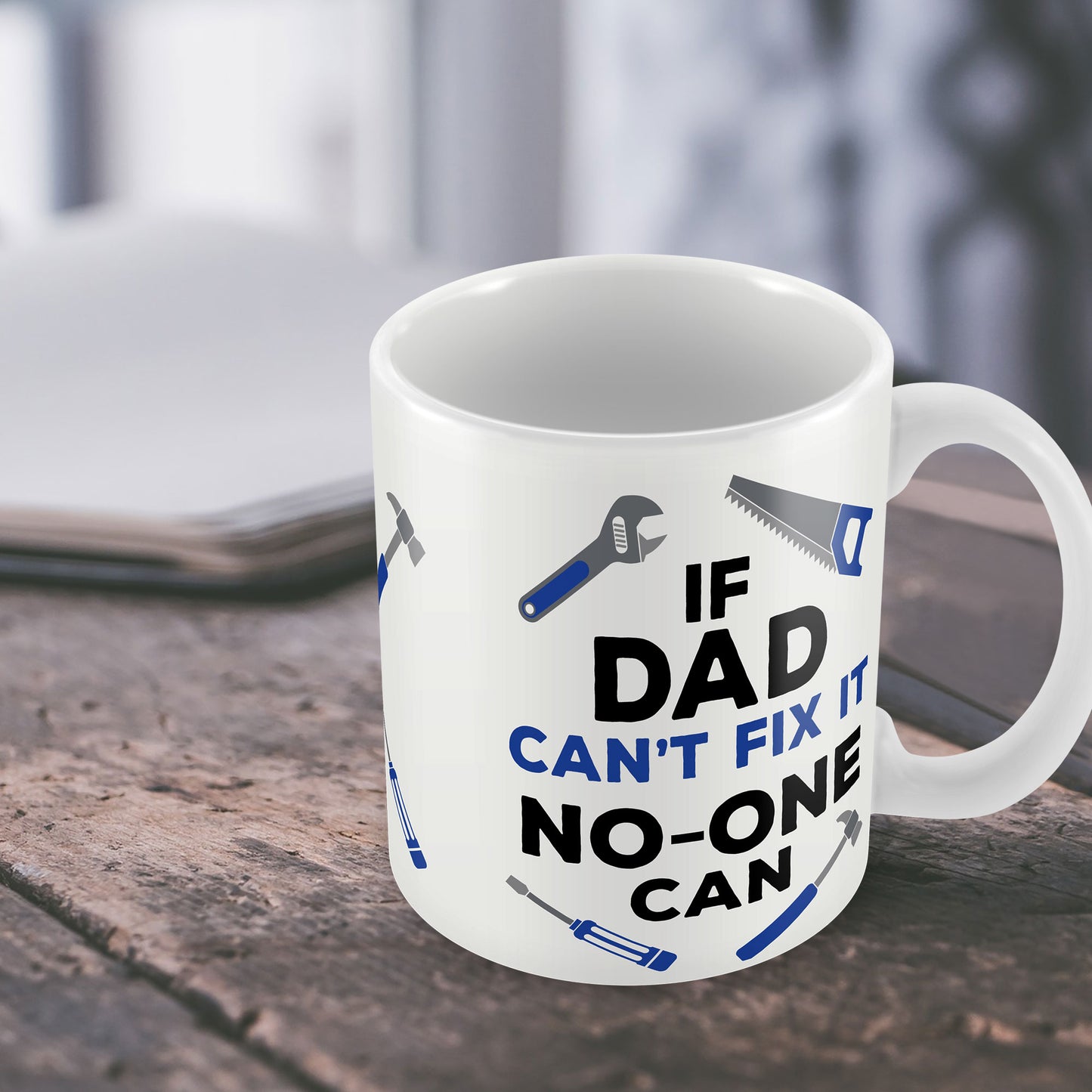 Funny Cant Fix It Dad Birthday Mug Novelty Christmas Gift Idea
