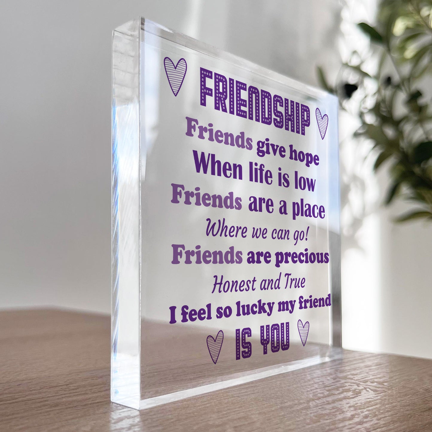 Best Friend Gift For Birthday Christmas Plaque Besties Friend