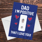 Funny Dad Card Fathers Day Joke Birthday Card For Dad