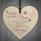 Friend Gifts For Christmas Pack of 4 Best Friend Wood Heart Gift
