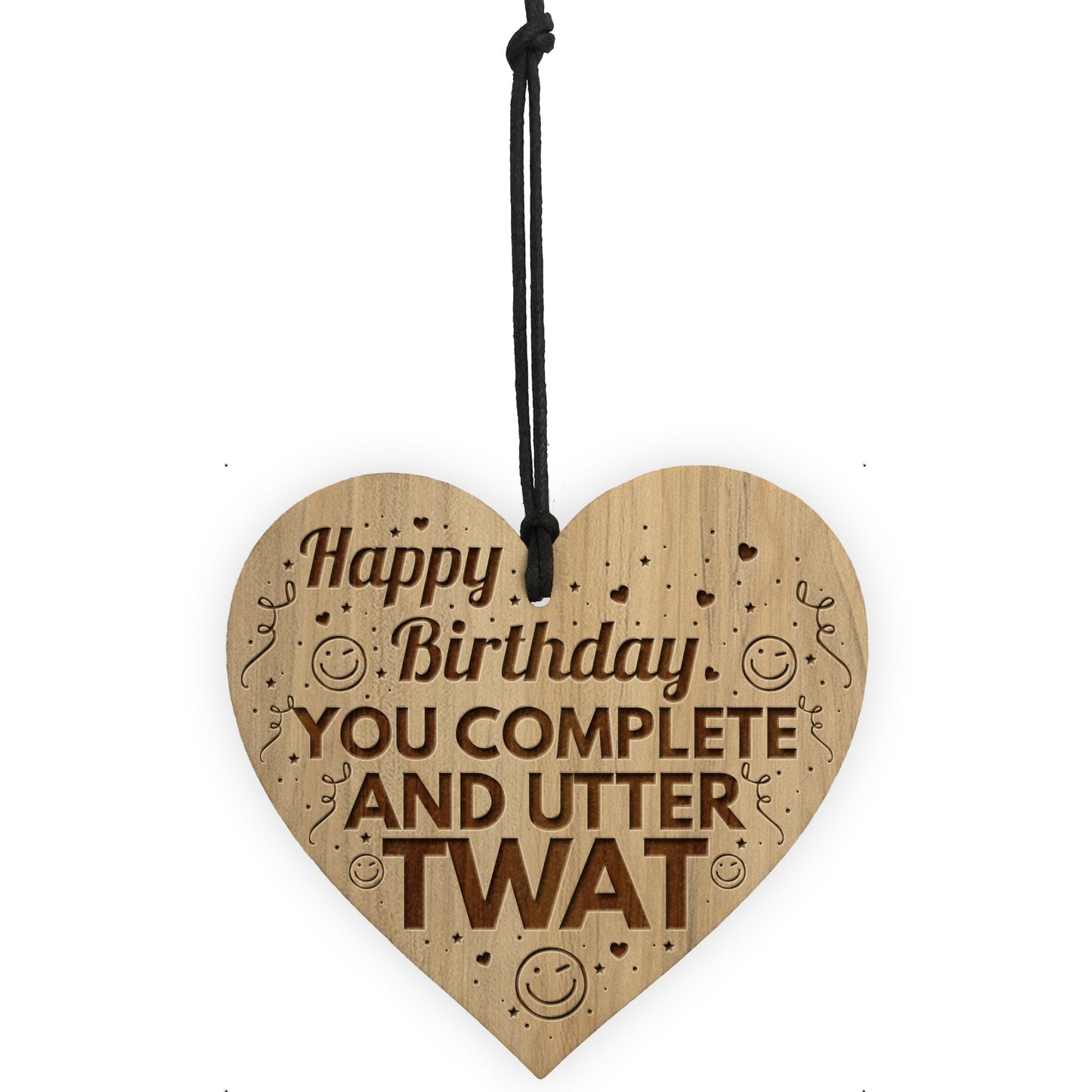 Funny Joke Birthday Gift For Men Engraved Heart Dad Uncle