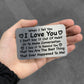 I LOVE YOU Gift For Anniversary Valentines Boyfriend Girlfriend