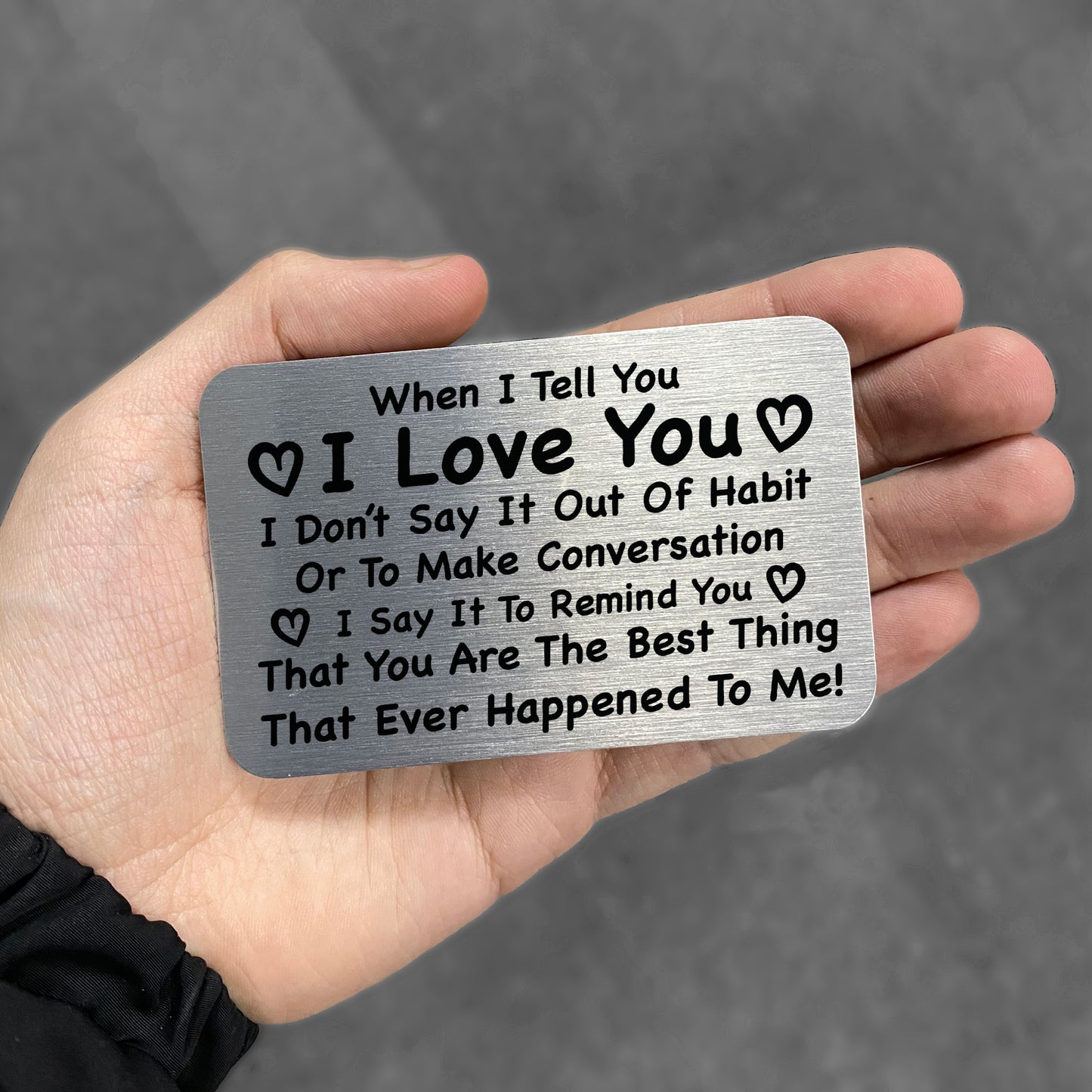 I LOVE YOU Gift For Anniversary Valentines Boyfriend Girlfriend