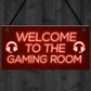 Gaming Room Sign Welcome Sign For Man Cave Boys Bedroom Gift