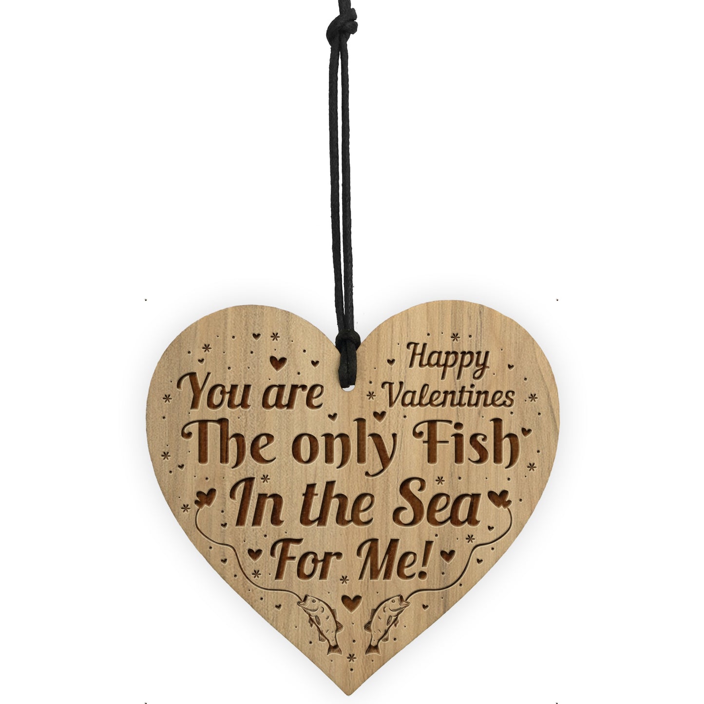 Valentines Gift For Boyfriend Girlfriend Engraved Heart Card