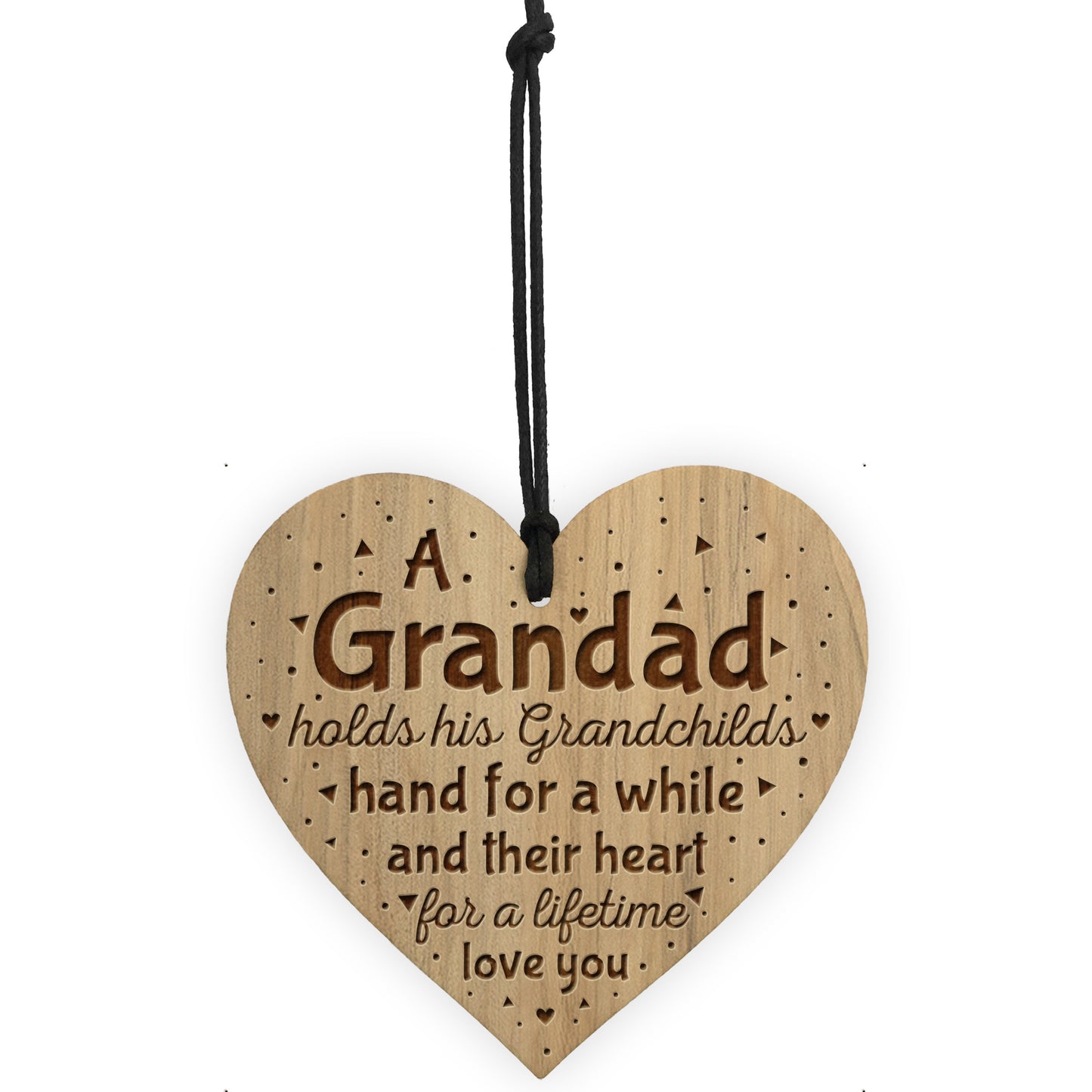 randad Gifts Engraved Heart Birthday Christmas Gift For Grandad