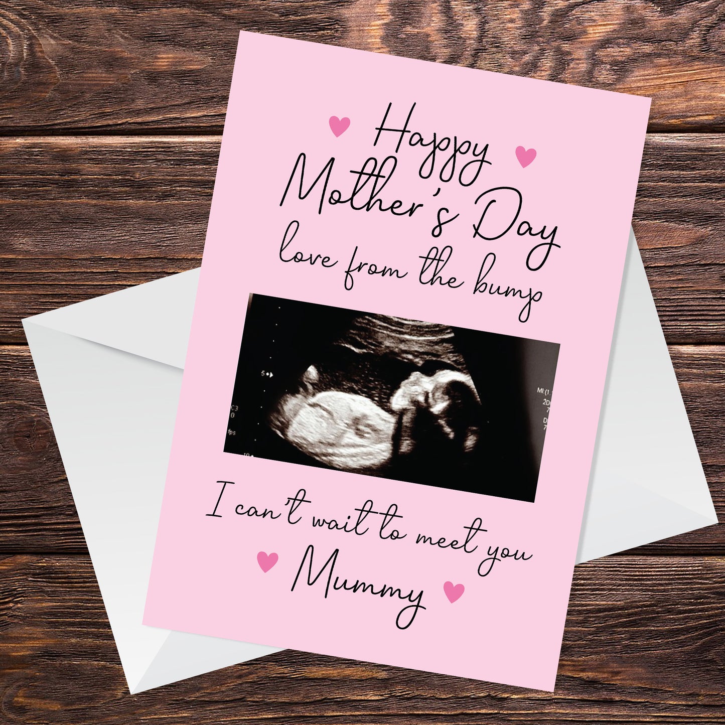 Mothers Day Card From Bump Personalised Baby Photo Mummy To Be