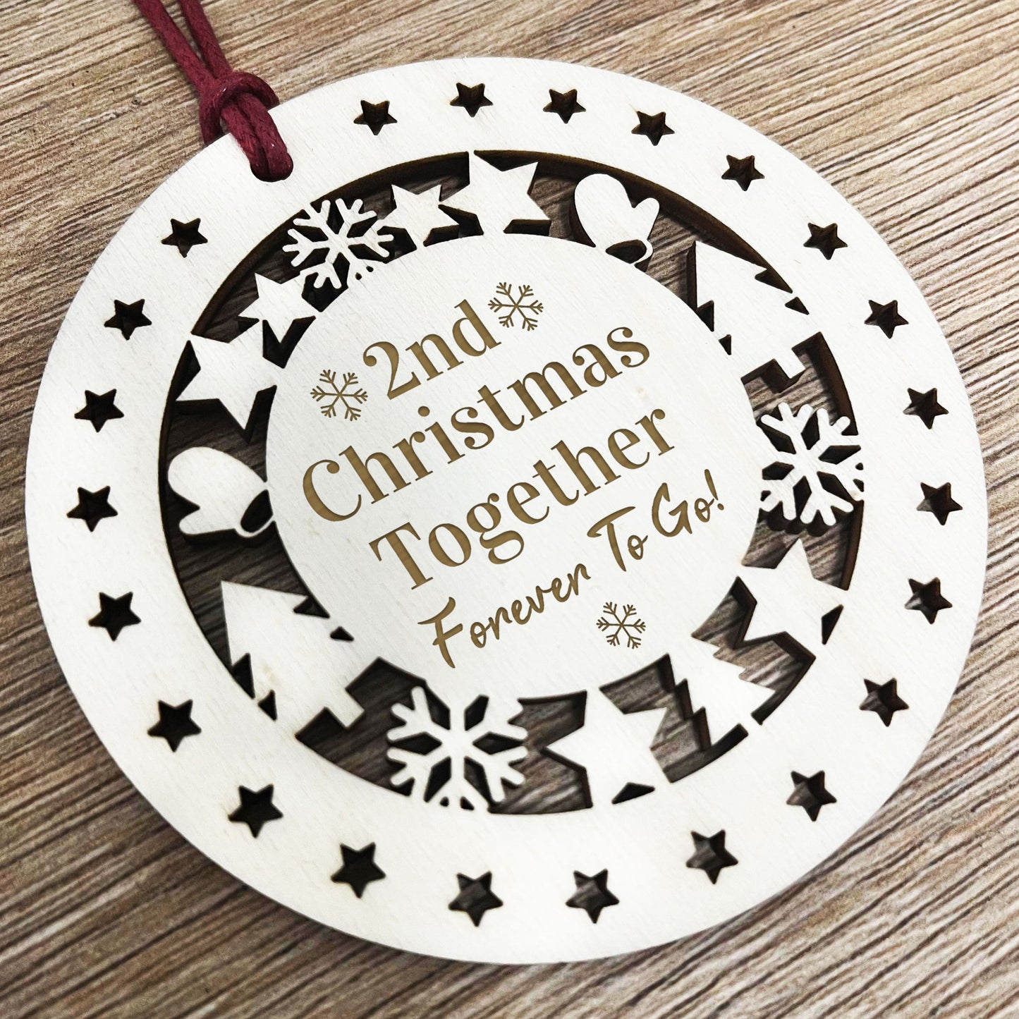 Christmas Decoration For Boyfriend Girlfriend 2nd Christmas