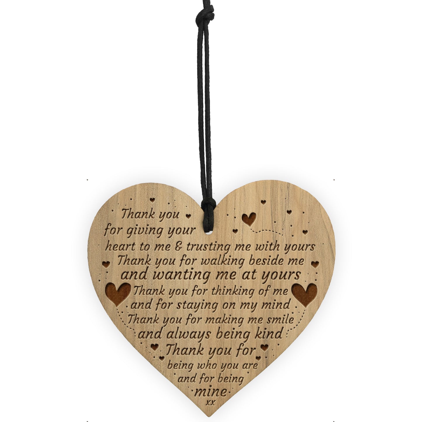 Boyfriend Girlfriend Gift Poem Engraved Heart Husband Wife