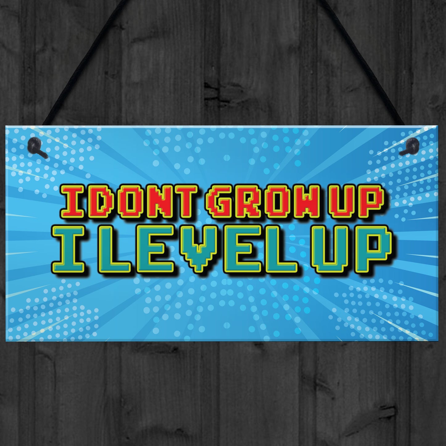 Neon Effect Funny Gamer Gift For Son Cartoon Man Cave Sign Gift