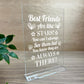Best Friend Plaque Gift For Birthday Christmas Friendship Sign