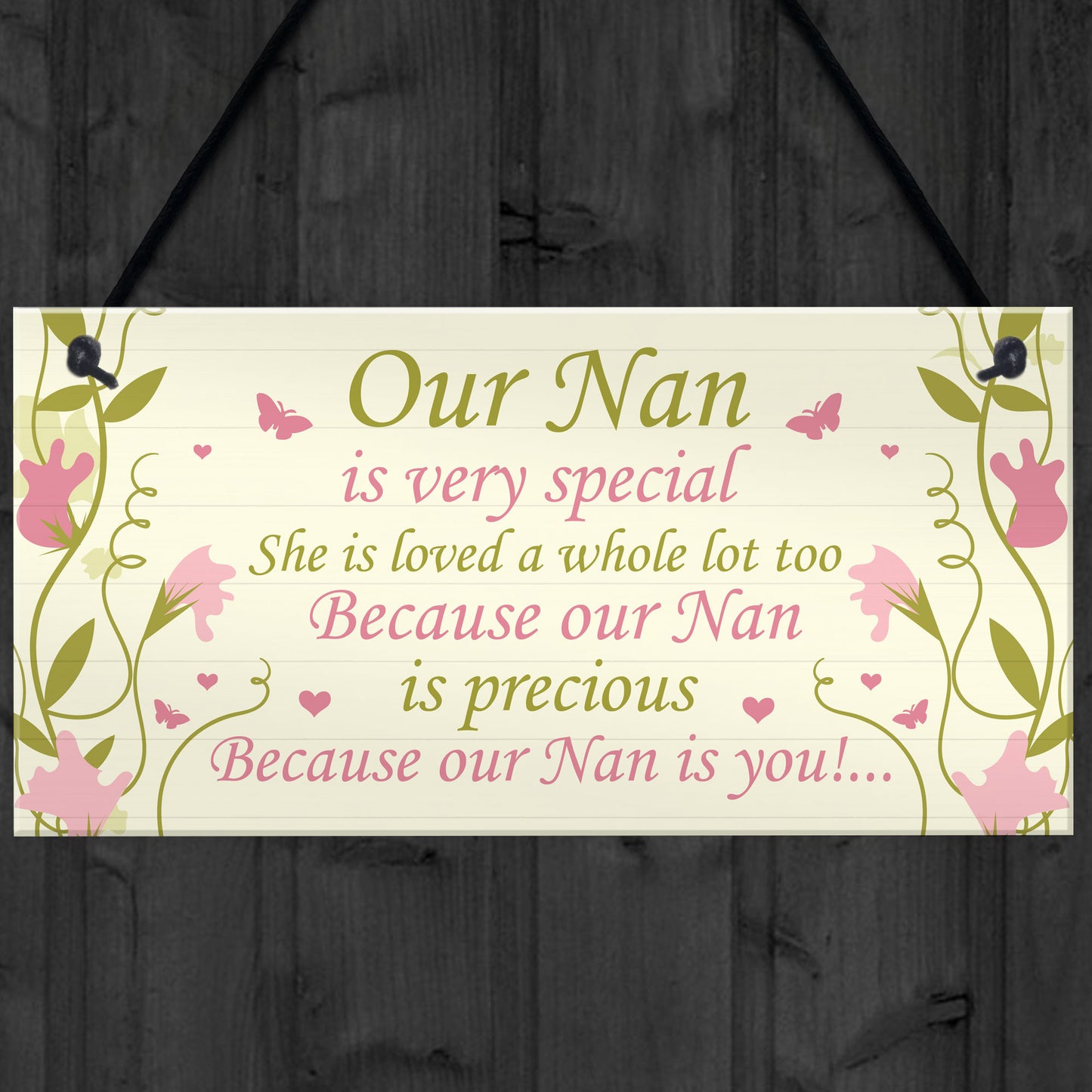 Special Nan Gift From Grandchildren Plaque Gift For Mum Nan