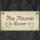 The Throne Room Toilet Bathroom Plaque Shabby Chic Ladies Gents