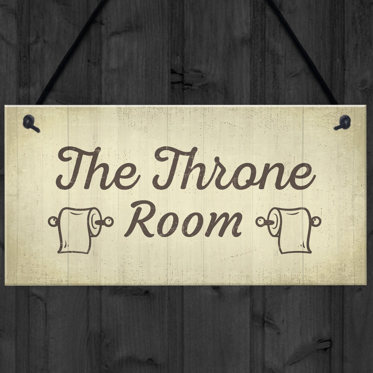 The Throne Room Toilet Bathroom Plaque Shabby Chic Ladies Gents