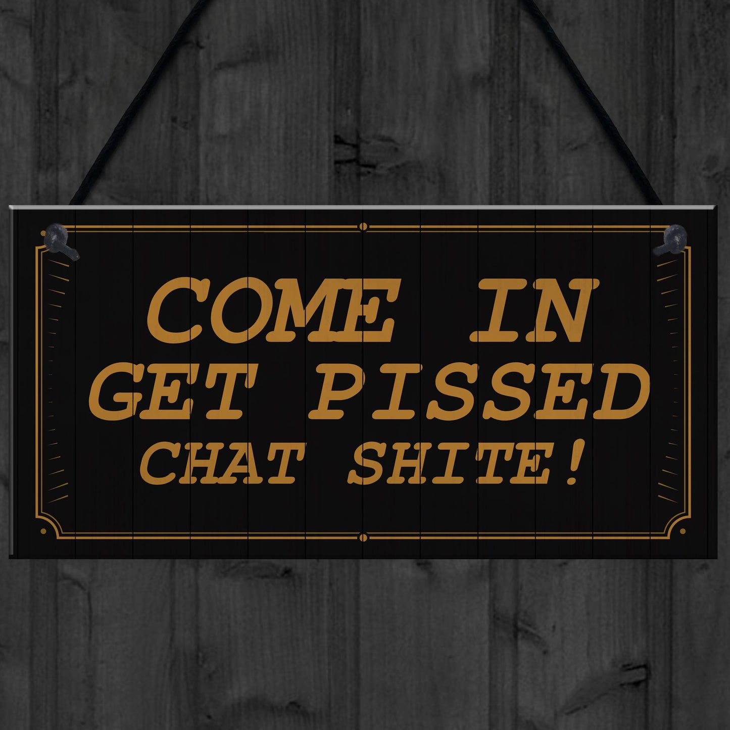 Funny Rude Bar Signs Plaques For Home Bar Man Cave Novelty