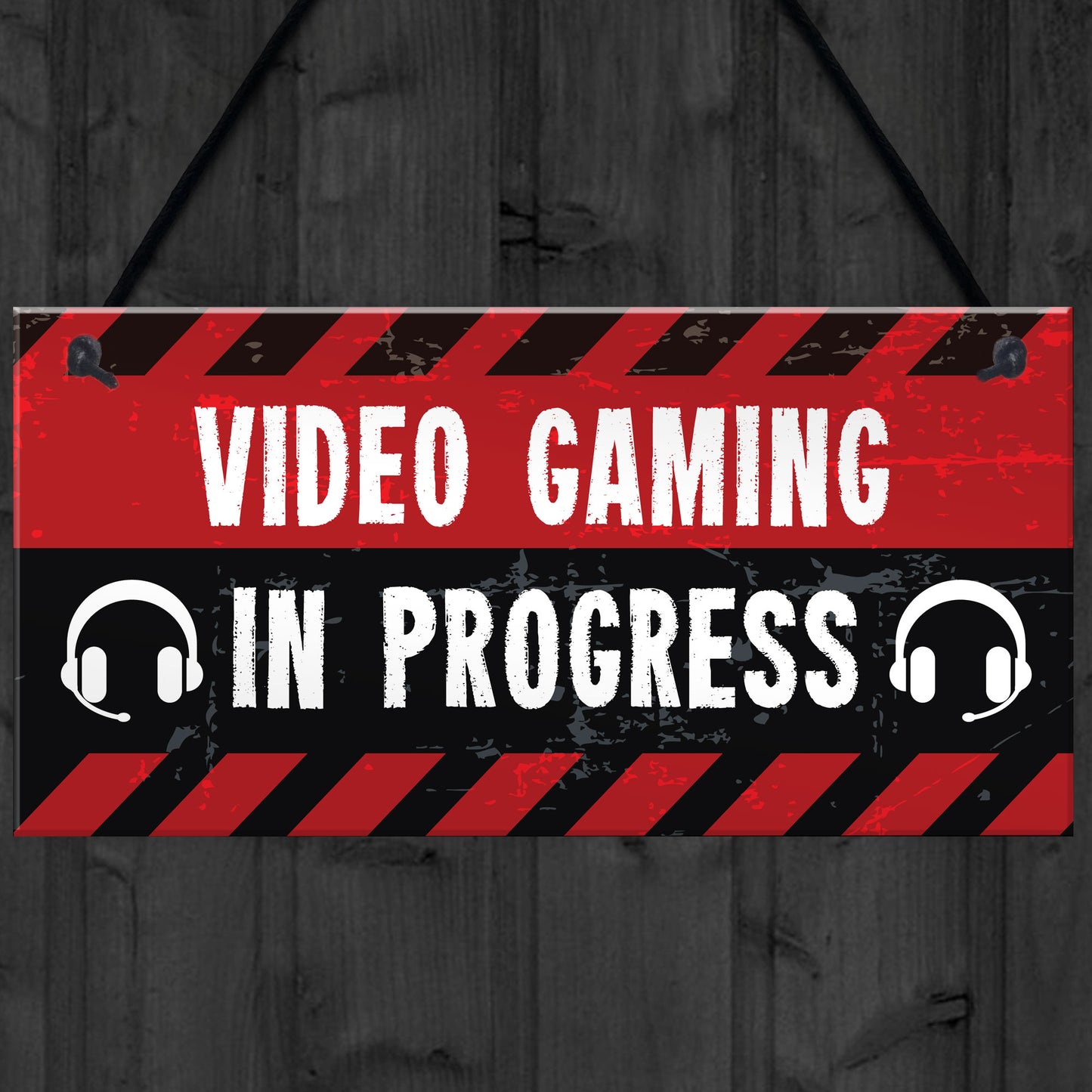 Gaming In Progress Novelty Games Room Boys Bedroom Signs